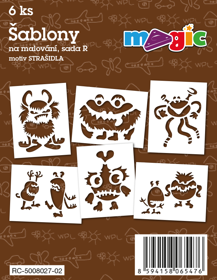 Papierschablonen MAGIC Set R – Gespenster