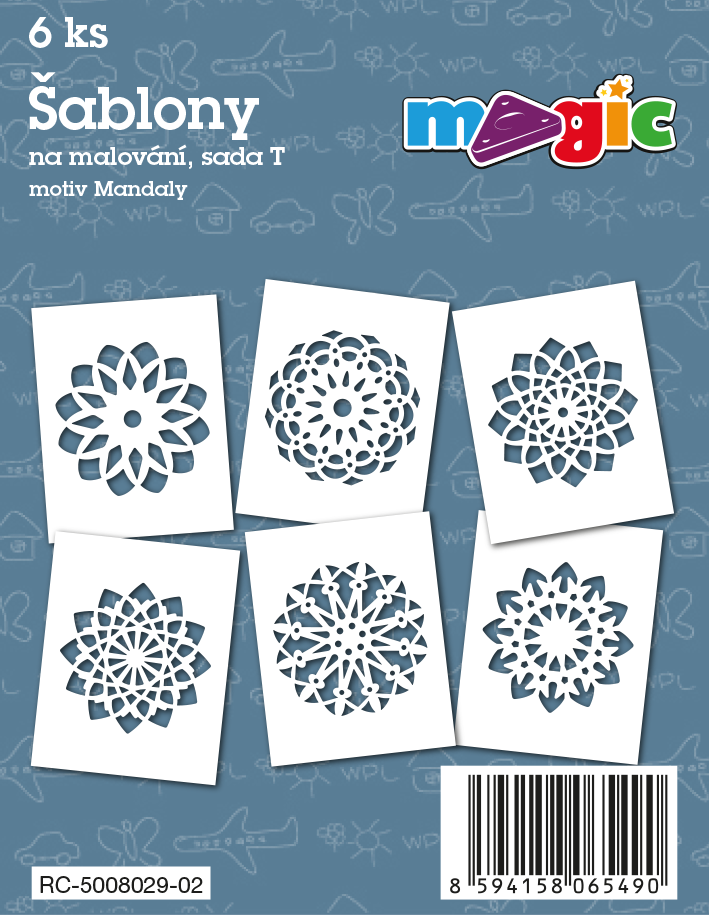 Magic Paper Stencils – Set T: Mandalas