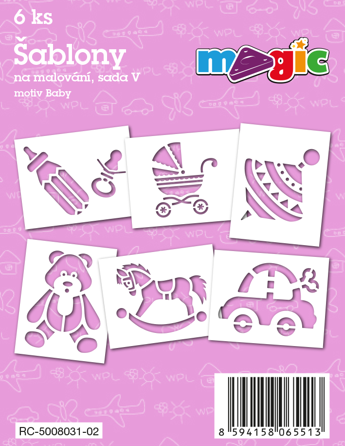 Magic Paper Stencils – Set V – Baby